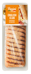 Panini English Club mit Hähnchenbrust, Gouda und Bacon 150g (MHD: 20 Tage)